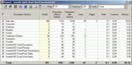 PractiCount Toolbar Standard for MS Office screenshot